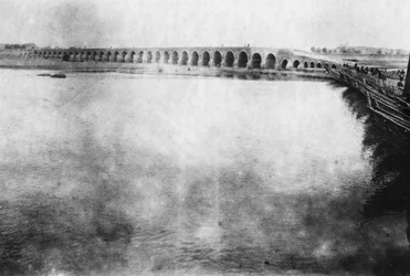Mosul bridge, Mesopotamia, WWI