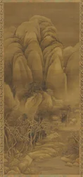 Mountain Hamlet After Snow, Ming or Qing Dynasty, 17th Century