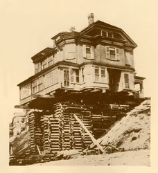 Moving a House Bodily, c1930