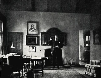 Mr. Churchill in His Study at Westerham, 1930s, 1945