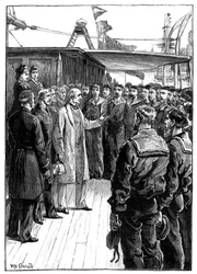 Mr. Gladstone Addressing the Officers and Crew of the Grantully Castle