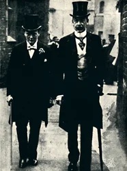 Mr. Lewis Harcourt and Mr. Churchill, c1900