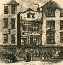 Mrs. Salmons Waxwork, Fleet Street - Palace of Henry VIII and Cardinal Wolsey, 1897