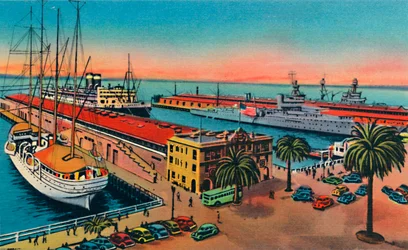 Municipal Piers. San Diego, California, c1941
