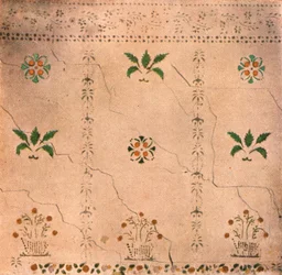 Mural Painting in Mather House, Marlboro College, Vermont, USA
