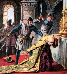 Murder of Thomas A Becket, 1170, c. 1850