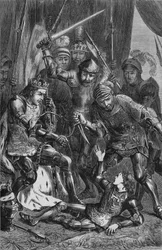 Murder of Prince Edward at Tewkesbury, 4 May 1471, c. 1880
