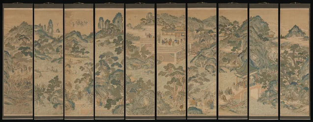 Mythical Landscape with Immortals