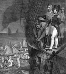 Napoleon Bonaparte 1721-1818 on Board the Belerophon off the Coast of Plymouth, 19th Century