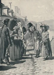 Napoleon On His Way To Corsica With His Sister Elisa