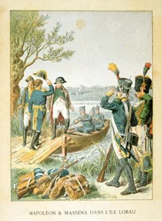 Napoleon and Massena on the Island of Lobau, May 1809