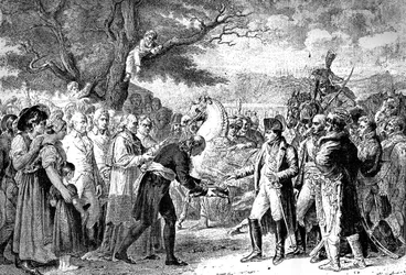 Napoleon receives the keys of Vienna, Schloss Schonbrunn, 13th November 1805