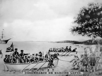 Narciso Lopez Landing in Cardenas