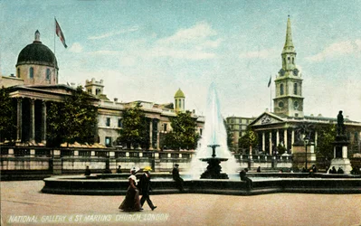 National Gallery & St Martins Church London