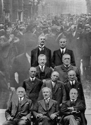 National Government Composed of Members from the Three Main Political Parties