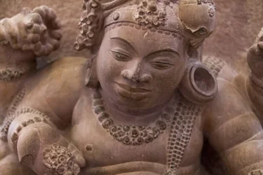 National Museum of India, Delhi. Siva Vamana. Nagpur, Maharashtra. Stone. 5th century C.E. (detail) India.
