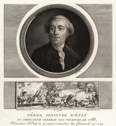 Jacques Necker, Minister of State and Director General of Finances