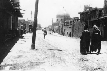 New Street, Baghdad, Mesopotamia, WWI, 1918