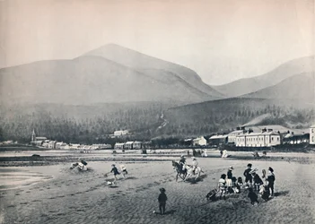 Newcastle, Co. Down - The Strand, with Slieve Donard, 1895