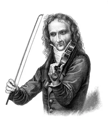 Nicolo Paganini, 19th Century Italian Violinist, Violist, Guitarist and Composer