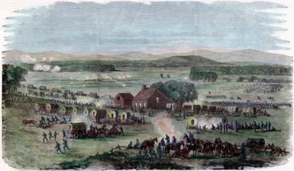 Night of the Battle Cedar Mountain, Culpeper County, Virginia, American Civil War