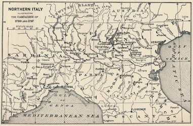 Northern Italy - Illustrating the Campaigns of 1796 and 1797, 1896