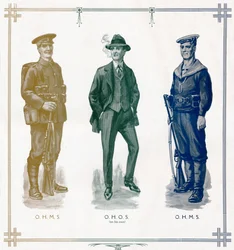 O.H.M.S, O.H.O.S. on His Own, O.H.M.S., 1916