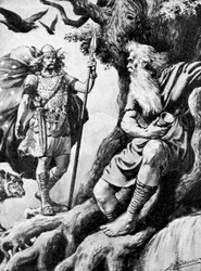 Odin Wotan, Norse god, 19th century