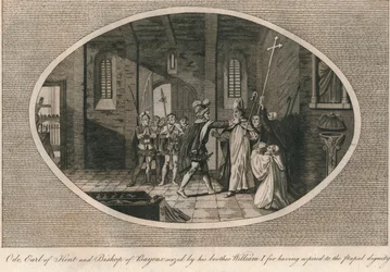 Odo, Earl of Kent and Bishop of Bayeux, Seized by His Brother William I