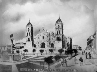 Old Cathedral of Santiago de Cuba, 1523, 1920s