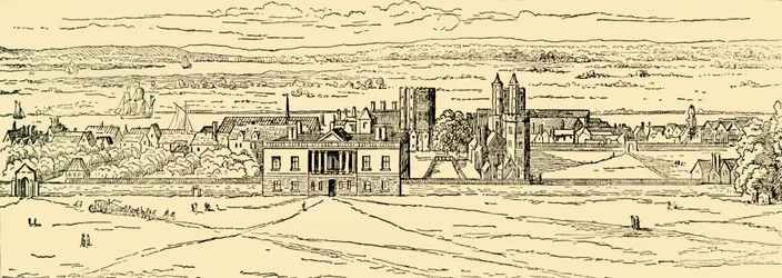 Old View of Greenwich Palace. After Hollar