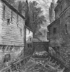 Old Outfall of the Serpentine at Knightsbridge, London