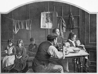 Old room in Slumland, London