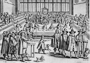 Oliver Cromwell Dissolving the Long Parliament