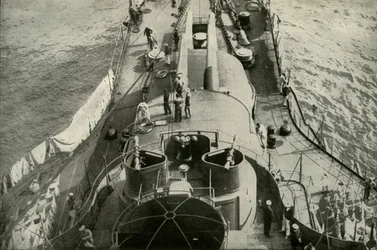 On Board A French Dreadnought