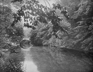 On Wissahickon Creek, Fairmount Park, Philadelphia, c1897