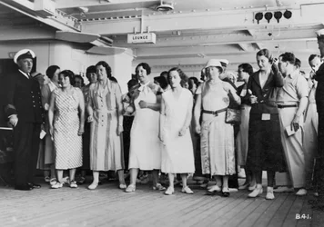 On board the RMS Atlantis, c1929-c1939