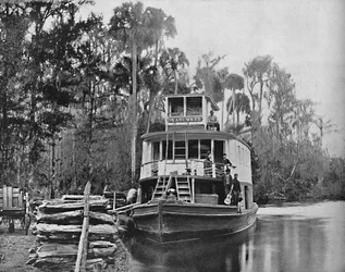 On the Ocklawaha River, Florida, c1897