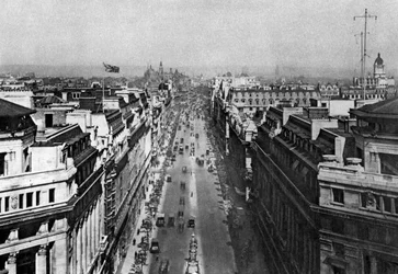 On the Roof of Bush House, Looking from Kingsway Towards the Northern Heights, London, 1926-1927