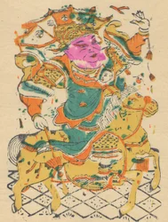 One Hundred Thirty-Five Woodblock Prints Including New Year