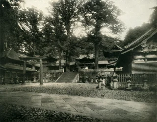 One of many Temples at Nikko, Japan, a Pilgrimage site of sacred Shrines