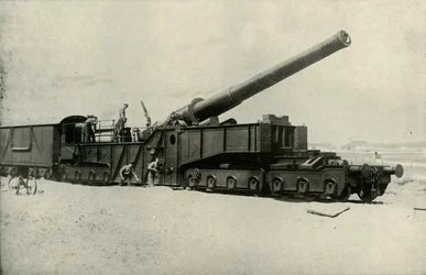 One of the Monster British Guns, 1919