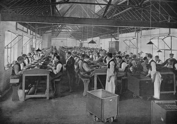 One of the Cigar Manufacturing Departments at Salmon and Gluckstein, Ltd, London, c1870s, 1903