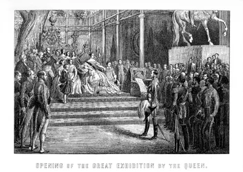 Opening of the Great Exhibition by Queen Victoria, Hyde Park, London, 1 May 1851