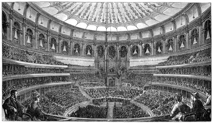 Opening of the Royal Albert Hall, London, 29 March 1871, 1900