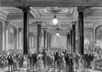 Opening soiree of the new offices of the Daily Telegraph, Fleet Street, London