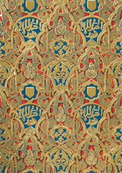 Ornament on the walls, Hall of the Abencerrages, 1907