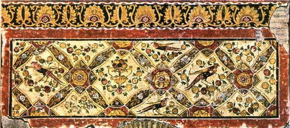 Ornamental frieze from the Basilica of St. Clement, Rome, Italy