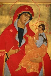 Orthodox Icon: Mary and Jesus, Paris, France