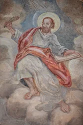 Saint Luke in Our Lady of Assumption Church, Cordon, France